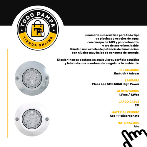 Combo Clorador Salino Bz-15 + X2 Luces Pileta 9w Frias