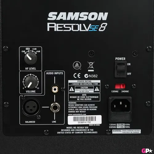 Monitor De Estudio Y Dj Activo 2 Vias Samson Resolv Se8 100w