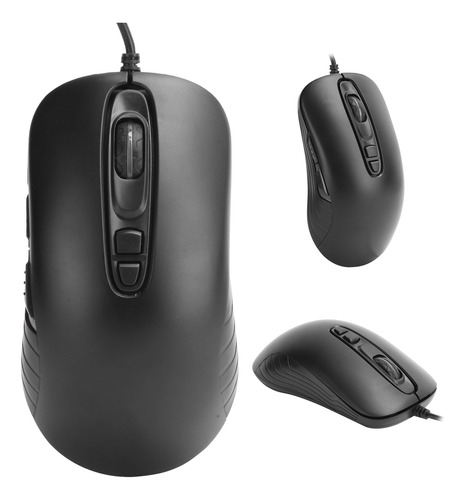 Ratón De 7 Botones Con Cable, Unidad Dpi De 6 Velocidades, E