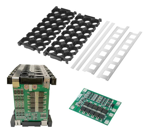 Batería De Iones De Litio 3x7  Soporte Para Fuente De Alim.