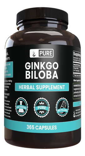 Ultra Ginkgo Biloba Puro 4000mg 365uni Concentracion Memoria