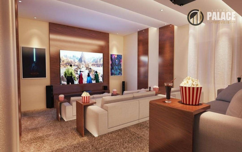 Imagem 13 de 30 de Apartamento Com 3 Dormitórios À Venda, 105 M² Por R$ 657.000,00 - Canto Do Forte - Praia Grande/sp - Ap2799