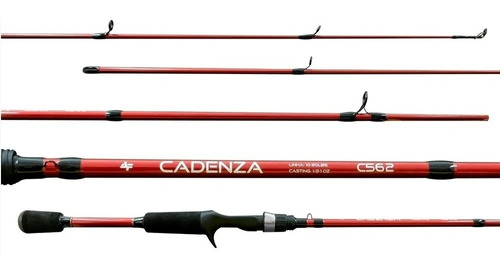 Vara De Pesca Albatroz Cadenza 1,60 Mt 20 Libras Carretilha