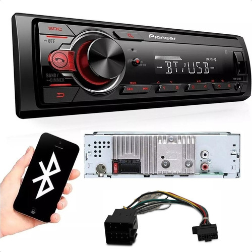 Radio Pioneer Mvh-s218bt Bluetooth Usb Lançamento 2019