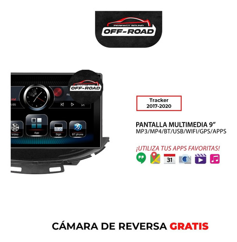 Estereo De Pantalla Tipo Original Hf 9 Tracker 17-20