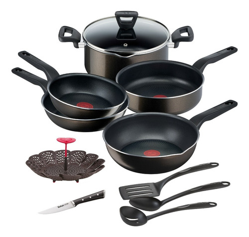 Batería de cocina 11 piezas XL Force Tefal C3849182