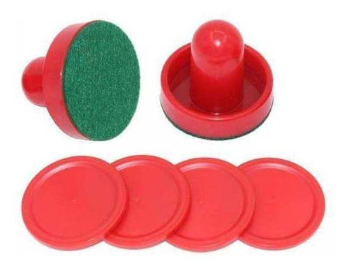 2x Pucks De Repuesto De Air Hockey Y Porteros Deslizantes,