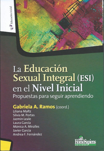 Educacion Sexual Integral (esi) En El Nivel Inicial, La