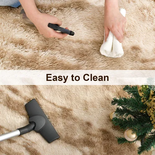 Alfombra Twinnis Super Soft Shaggy De 150 X 240 Cm, Color Be