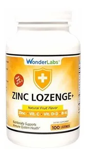 Pastillas De Zinc Con Vitamina C - Pastillas De Apoyo Inmun
