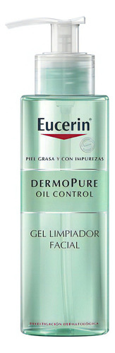Eucerin Dermo Pure Oil Control Gel De Limpeza Facial Eucerin día/noche para piel grasa de 400mL/408g