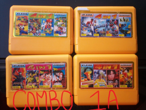 Combo De Juegos  Nintendo Cassette  Asiatico O Chino