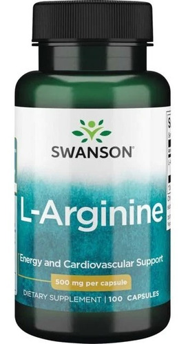 L Arginina 500mg 100 Caps Envase Ahorro Aminoacido Esencial