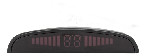 Kit Sensor De Estacionamento 22mm Prata Universal Ré Parachoque Traseiro Serve em todos carros Parachoque Plástico Visor Display Indicador Sonoro
