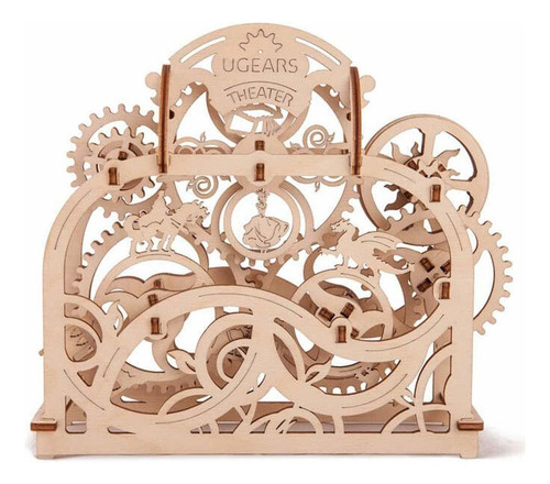 Rompecabezas 3d Ugears Theater Mecánica De Madera Const Rmd2