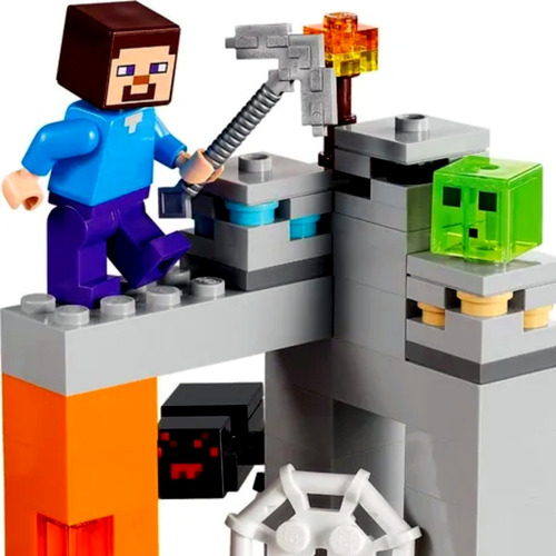 Minecraft A Mina Abandonada Lego Quantidade de peças 248