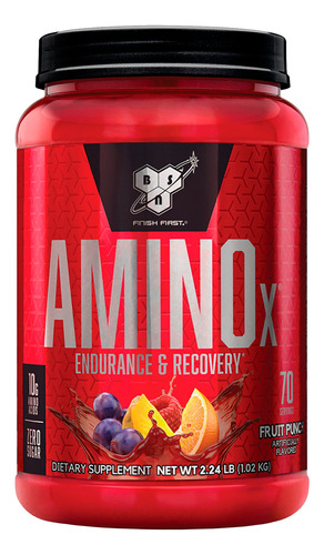 Amino X 2.23 Lb (1.01 Kg) Fruit Punch - Bsn