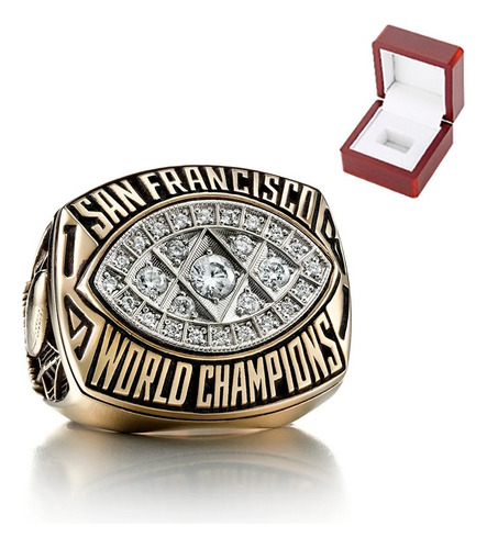 Nfl - Anillos De Campeonato De San Francisco 49ers 1981