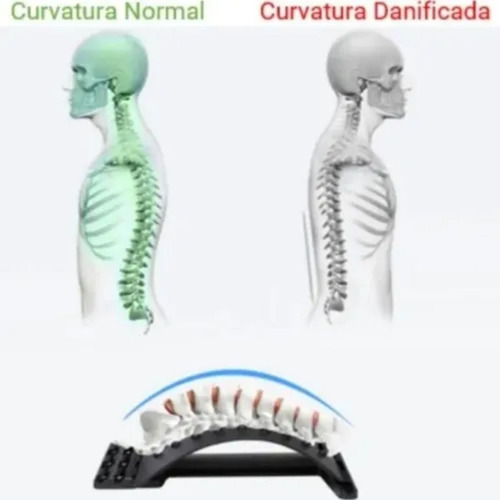 Massageador Para Coluna Aparelho Alongamento Das Costas.