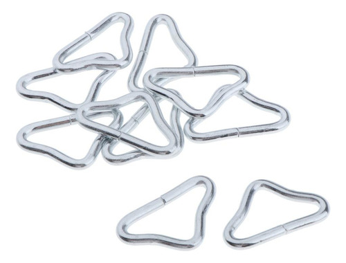 Silver Metal Triangular Rings 80x Buckle For