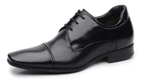 Zapato Democrata Hombre Taco Interno 6 Cm 061109 Cuotas