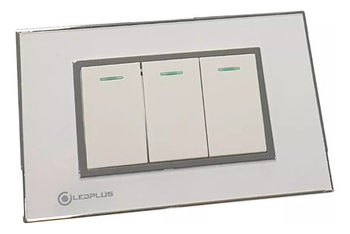 Interruptor Switch Triple Blanco Para Casa U Oficina 110/220