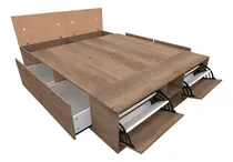 Comprar Box Cama 4 Cajones  Extensible 2 Plazas Y 2 Plazas Y Media