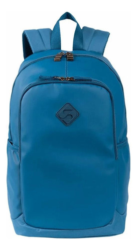 Mochila Costas 24l Hydroblock Impermeável Magic Sestini Cor Azul-escuro Desenho Do Tecido Liso