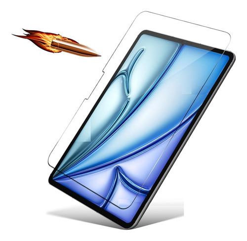 Mica De Vidrio Para iPad Air 11 M2 2024 A2902 A2903 A2904