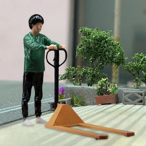 Figuras De Trabajadores A Escala 1/32 Para Decoración 1 Pc