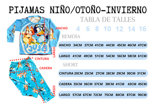 Pijama Animado Invierno Infantil - 2 Piezas Premium