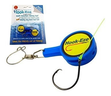 Hook Eze Ferramenta Pesca Amarrar Anzol Original 2 Unid Azul