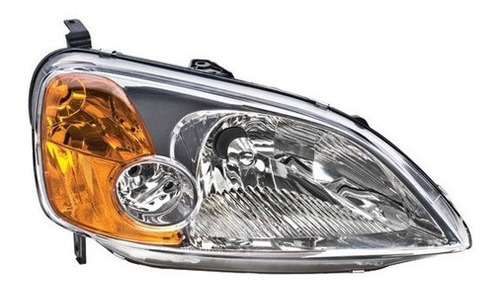 Faro Honda Civic 2001 2002 2003 Derecho 2 Puertas Qwe