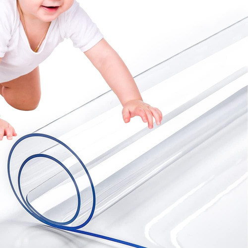 Rostikong 36 X 72 Pulgadas Protector De Mesa De Vinilo Tr...