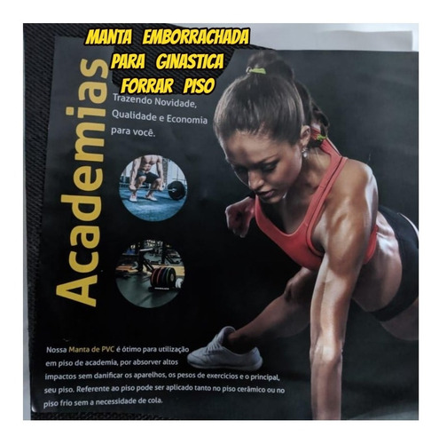 Tapete Emborrachado 4mm 1.20x1.00mts Anti Ruido Para Jump