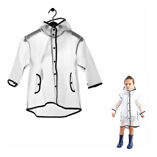 Impermeable Para Nios, Poncho De Lluvia De Eva, Poncho Portt