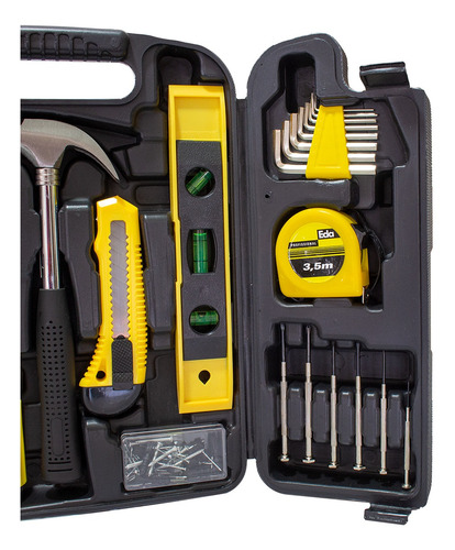 Imagem 4 de 5 de Kit Caixa Maleta De Ferramentas Com 148 Peças