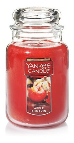 Vela Aromática Large Jar Apple Pumpkin Yankee Candle