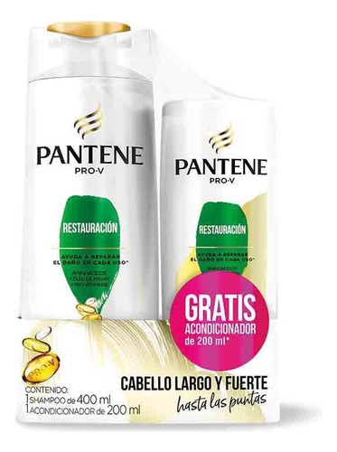 Pantene Shampoo 400 Ml + Acondicionador 200ml Restauraciòn
