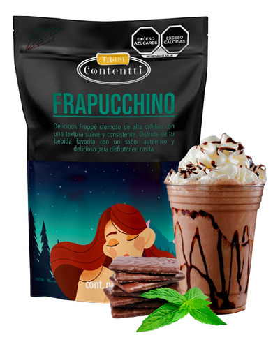 Frappe Chocomenta 125 G Tibiri Contentti Fácil Preparación.