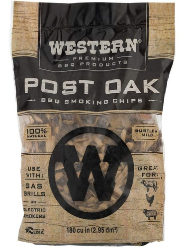 Chips De Madera Para Ahumar Western Post Oak Bbq 