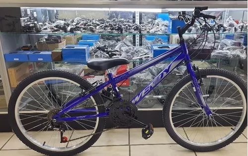 BICICLETA MOUNTAIN BIKE ARO 24 MASCULINA - AZUL