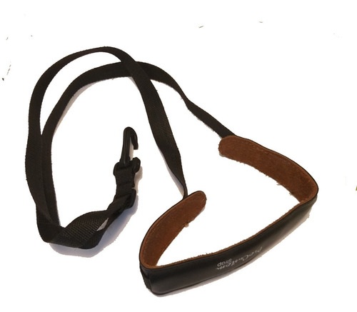 Imagen 2 de 6 de Correa Colgador Para Guitarra Clásica Cuero Semi Acolchado