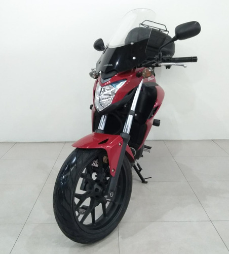 Imagem 6 de 15 de Moto Honda Cb 500f Vermelha 2015 Es