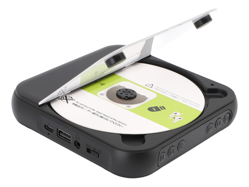 Reproductor De Cd Portátil Bt De Estilo Retro Con Altavoces