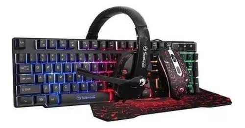 Kit Gamer Teclado Mouse Pad Auriculares Daihatsu D-ga200 Rex