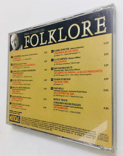 Cd Eduardo Falú Obra Cumbre Del Folklore (Usado)
