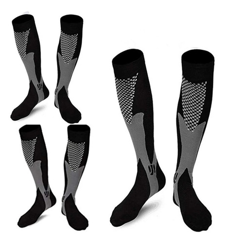 3 Pares De Calcetines Deportivos De Compresión De 20 A 30 Mm