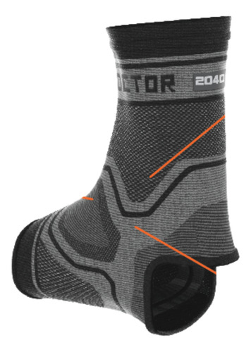 Tobillera De Compresión Deportiva Shock Doctor Elástica