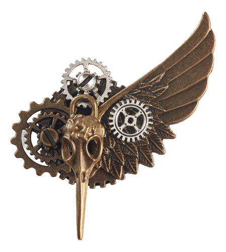 Broche Steampunk Para Disfraz, Broche De Ala De Ángel A La